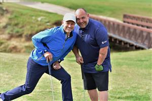 having fun on the course